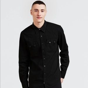 🔥SALE🔥Levi’s cone denim saw tooth black western